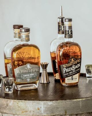 whistlepig bourbon decanters