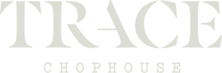 Stylish logo featuring the name "TRACE" prominently above the word "CHOPHOUSE," suggesting a modern dining experience focused on meat dishes.